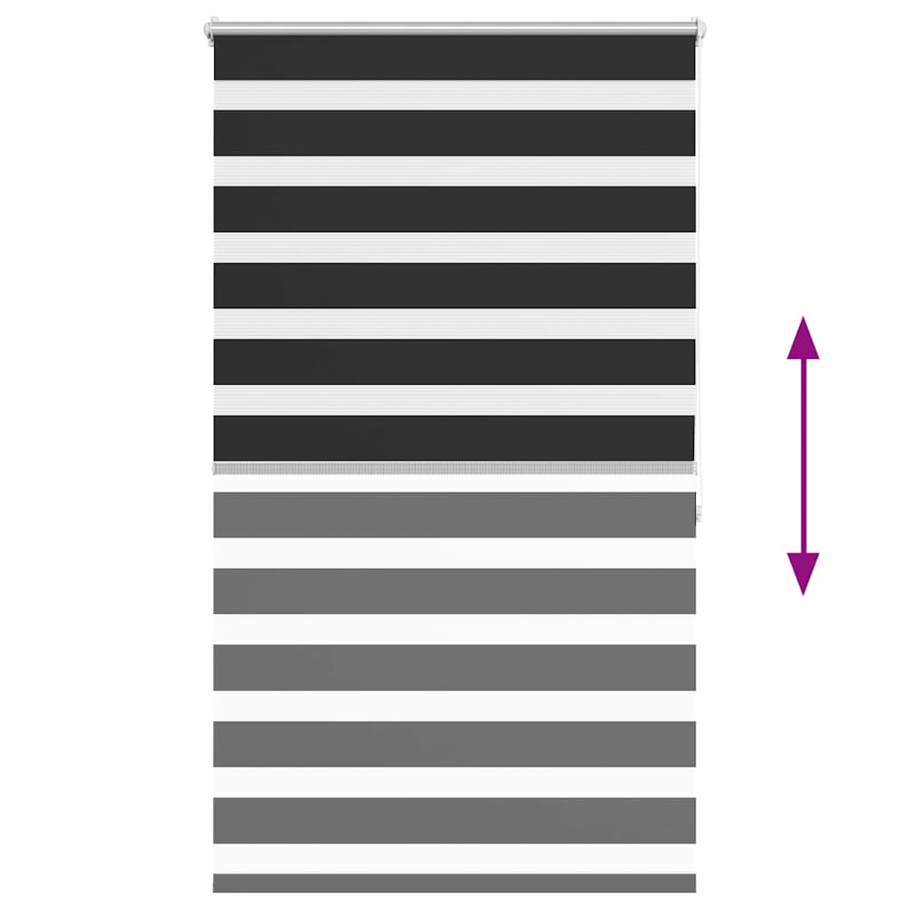 Jaluzea tip zebră, 100 x 175 cm, negru Jaluzea tip zebră, 100 x 175 cm, negru