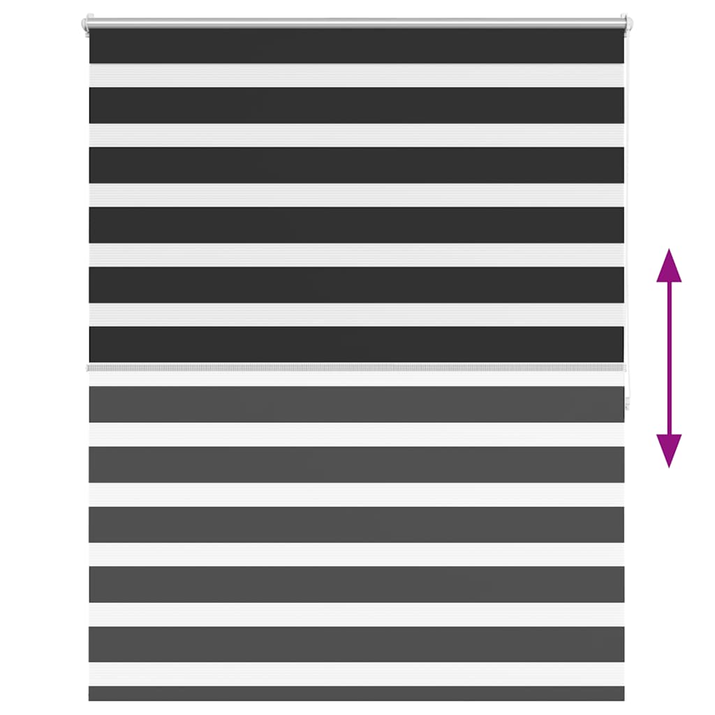 Jaluzea tip zebră, 120 x 175 cm, negru Jaluzea tip zebră, 120 x 175 cm, negru