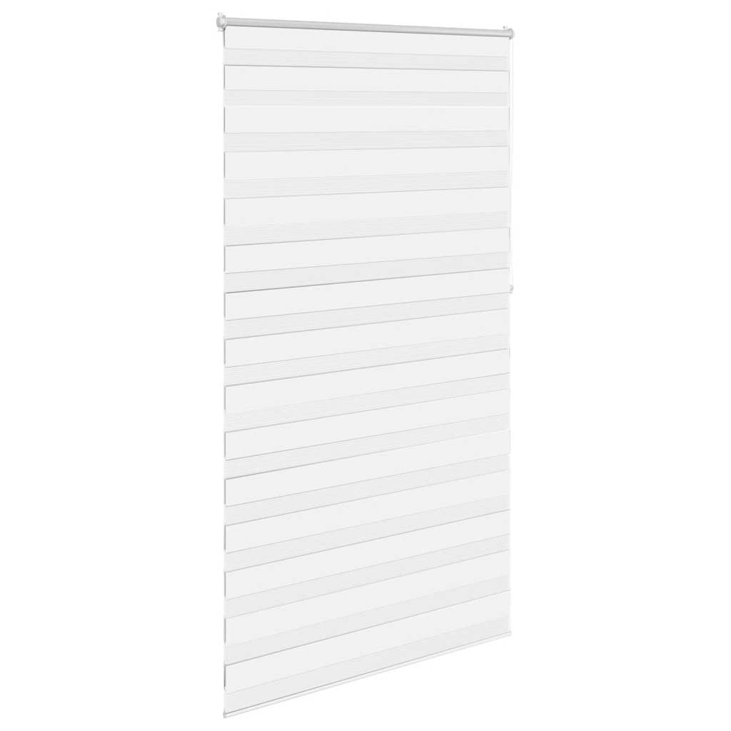 Jaluzea tip zebra, 120 x 230 cm, alb