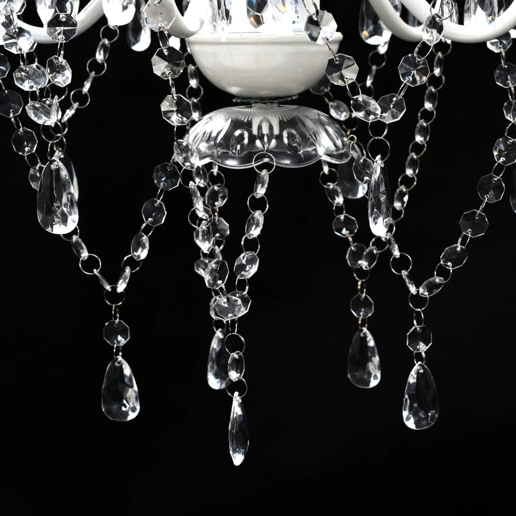 vidaXL Candelabru, 5 becuri, transparent vidaXL Candelabru, 5 becuri, transparent