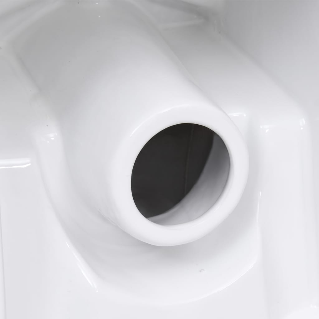 vidaXL Toaletă, alb, ceramică, flux de apă în spate vidaXL Toaletă, alb, ceramică, flux de apă în spate