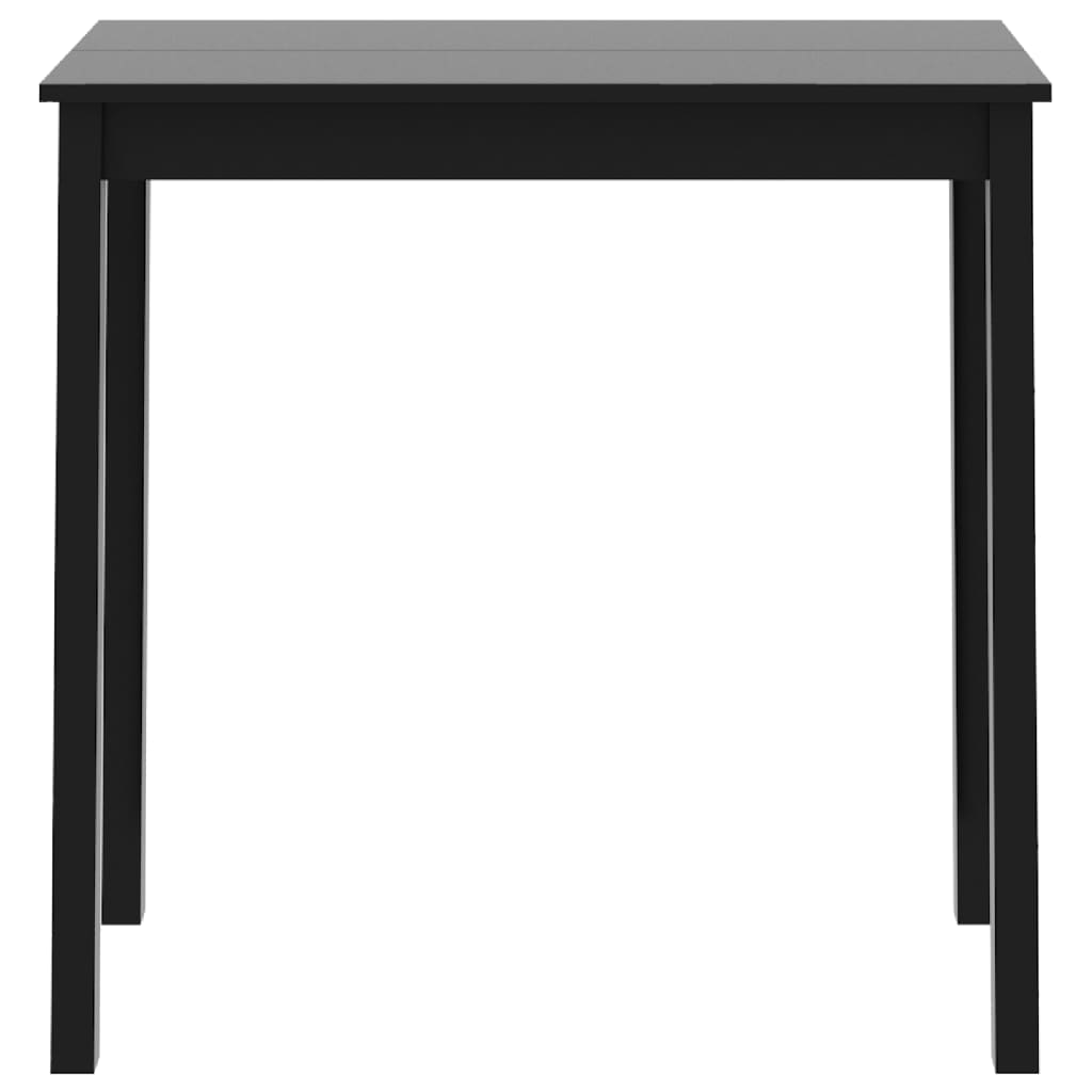vidaXL Masă de bar MDF, negru, 115x55x107 cm vidaXL Masă de bar MDF, negru, 115x55x107 cm