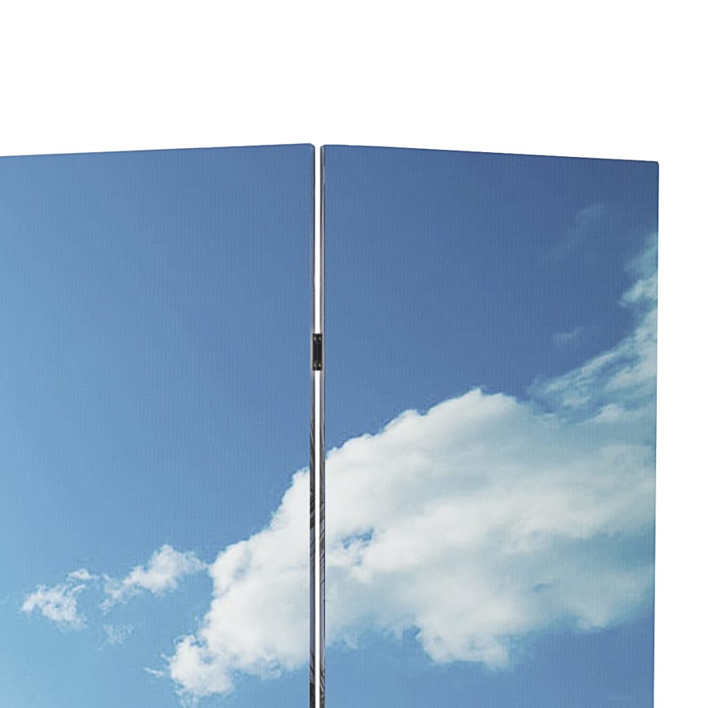 vidaXL Paravan de cameră pliabil, 120 x 170 cm, plajă vidaXL Paravan de cameră pliabil, 120 x 170 cm, plajă