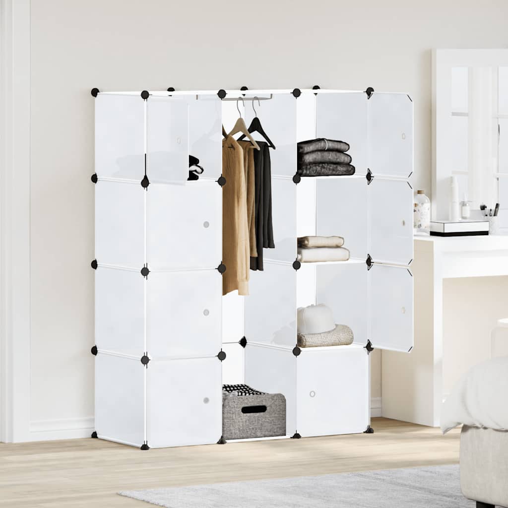 vidaXL Dulap modular cu 9 compartimente, 109x36,5x143 cm, alb vidaXL Dulap modular cu 9 compartimente, 109x36,5x143 cm, alb