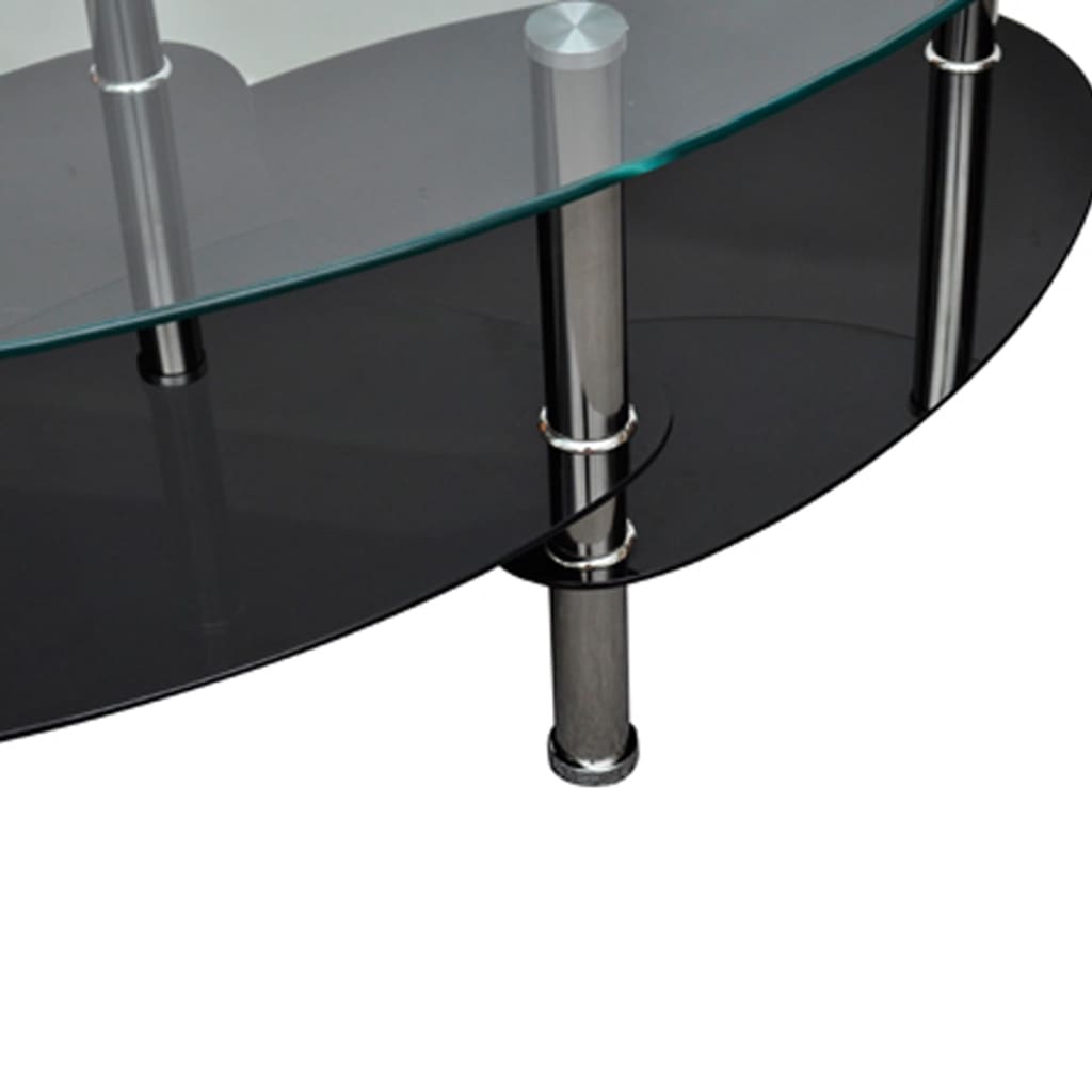vidaXL Măsuță de cafea cu design exclusivist, negru vidaXL Măsuță de cafea cu design exclusivist, negru