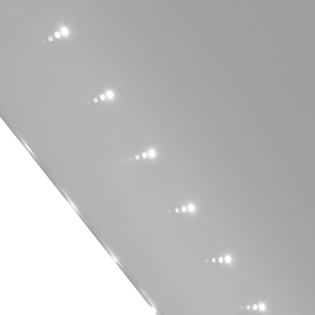 Oglindă de baie de perete, cu lumini LED, 60 x 80 cm(L x î) Oglindă de baie de perete, cu lumini LED, 60 x 80 cm(L x î)
