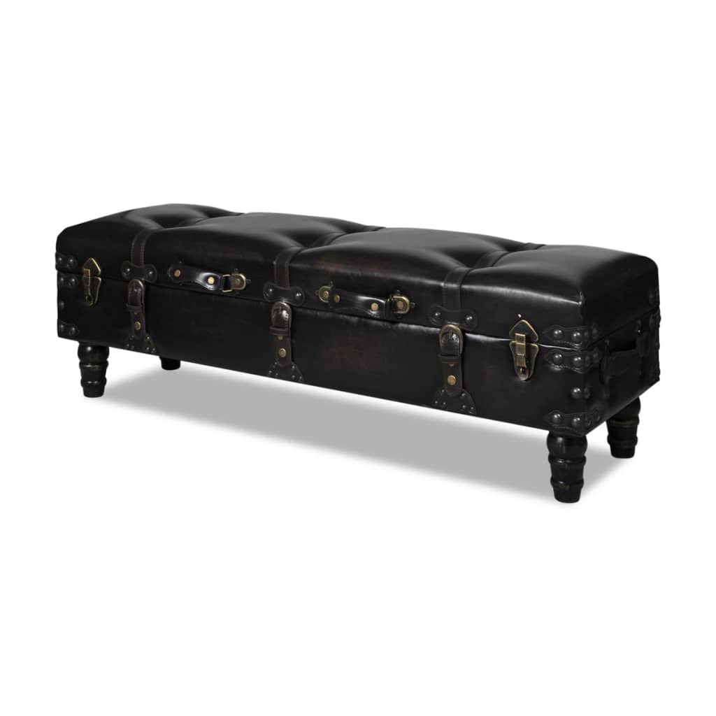 vidaXL Banchetă de depozitare lungă, maro vidaXL Banchetă de depozitare lungă, maro