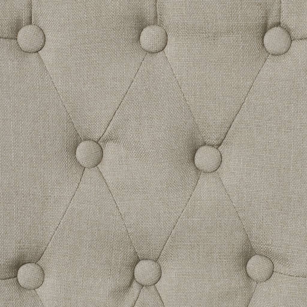 vidaXL Scaune de bucătărie, 2 buc., cafeniu, material textil vidaXL Scaune de bucătărie, 2 buc., cafeniu, material textil