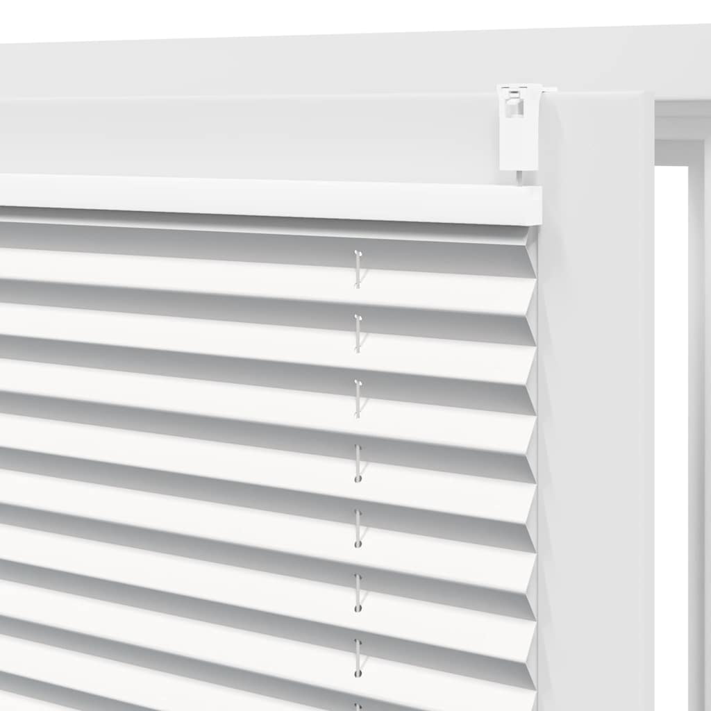 Jaluzea plisse, alb, 60x125 cm, pliuri
