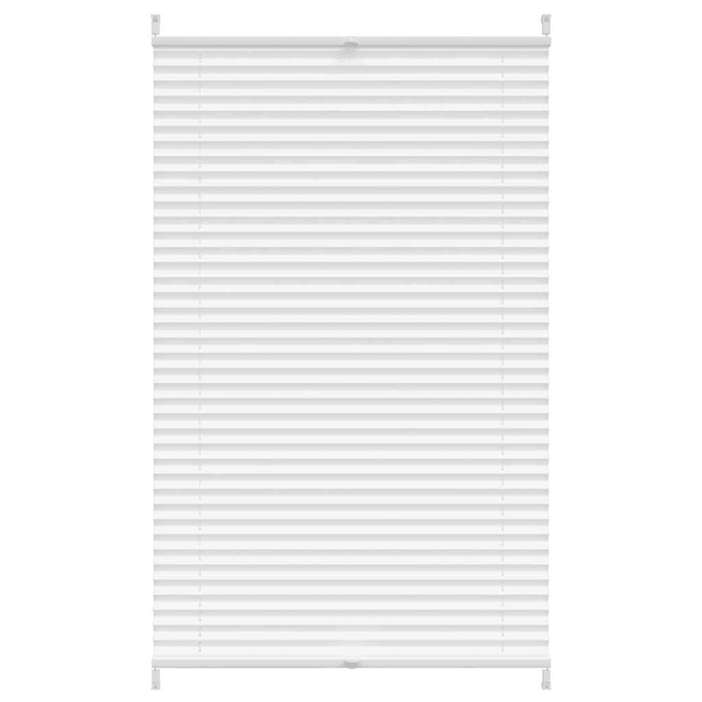 Jaluzea plisse, alb, 70x125 cm, pliuri