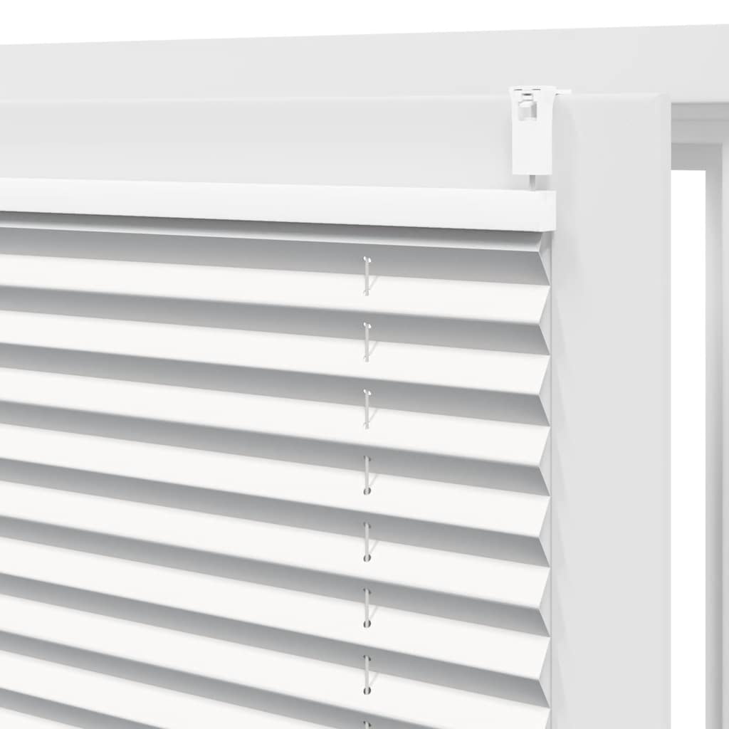 Jaluzea plisse, alb, 100x200 cm, pliuri