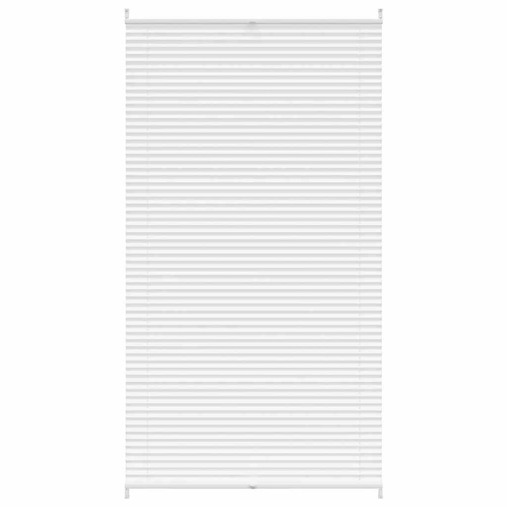 Jaluzea plisse, alb, 110x200 cm, pliuri