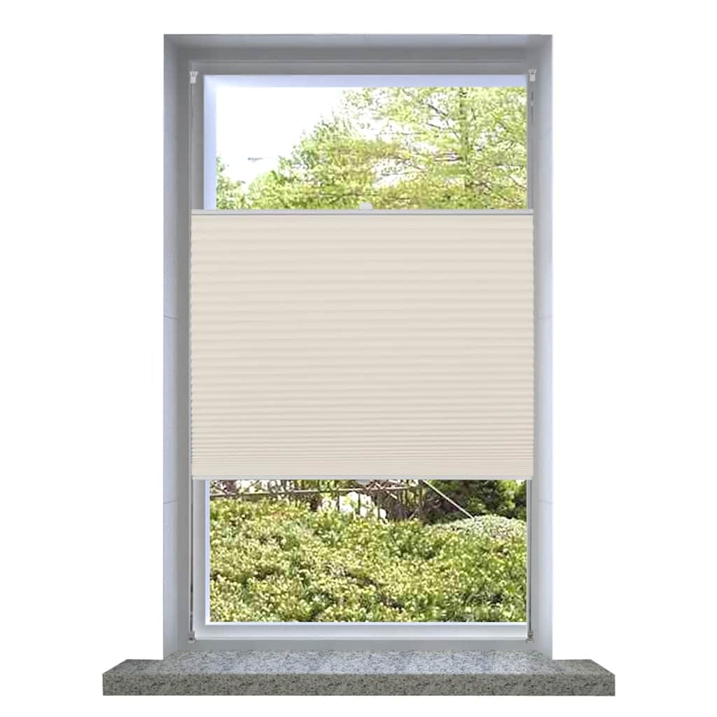 Jaluzea plisată, crem, 60x125 cm Jaluzea plisată, crem, 60x125 cm