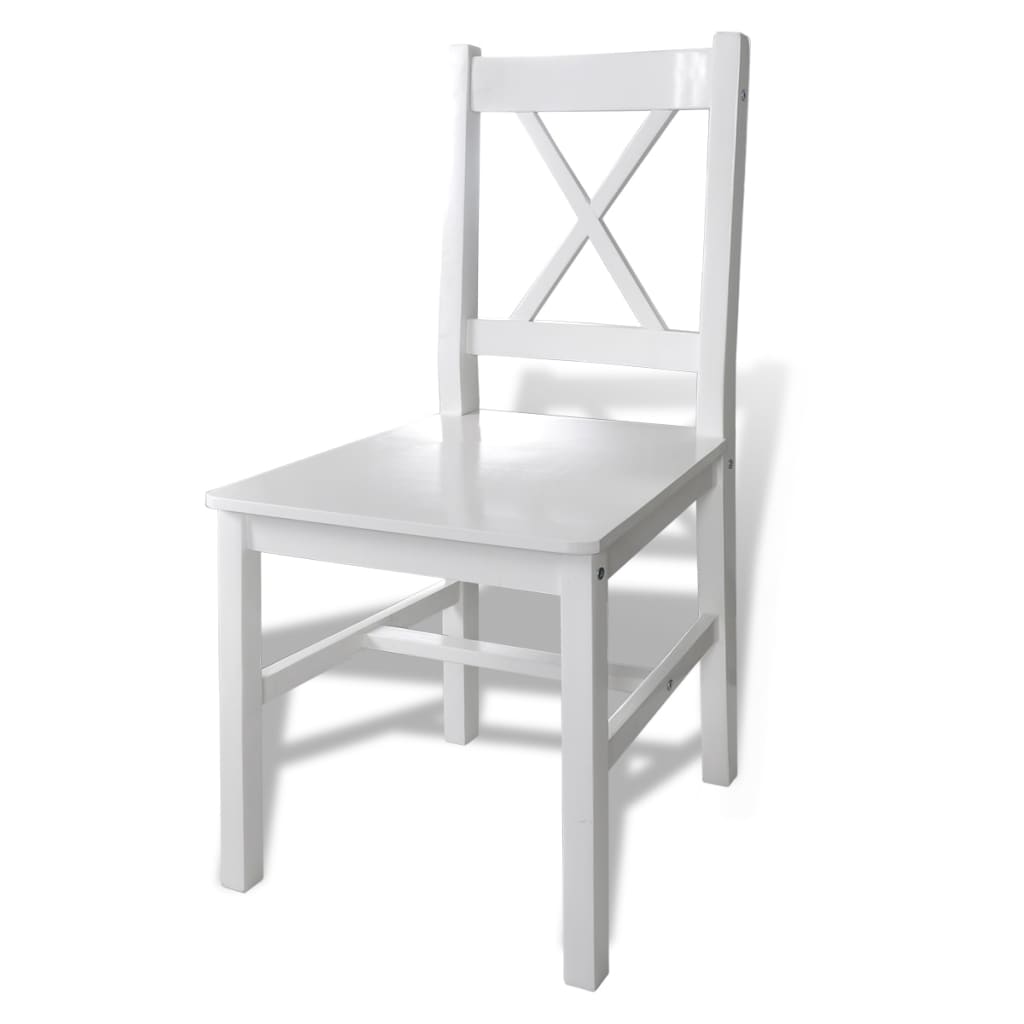 vidaXL Set mobilier de bucătărie, 5 piese, alb