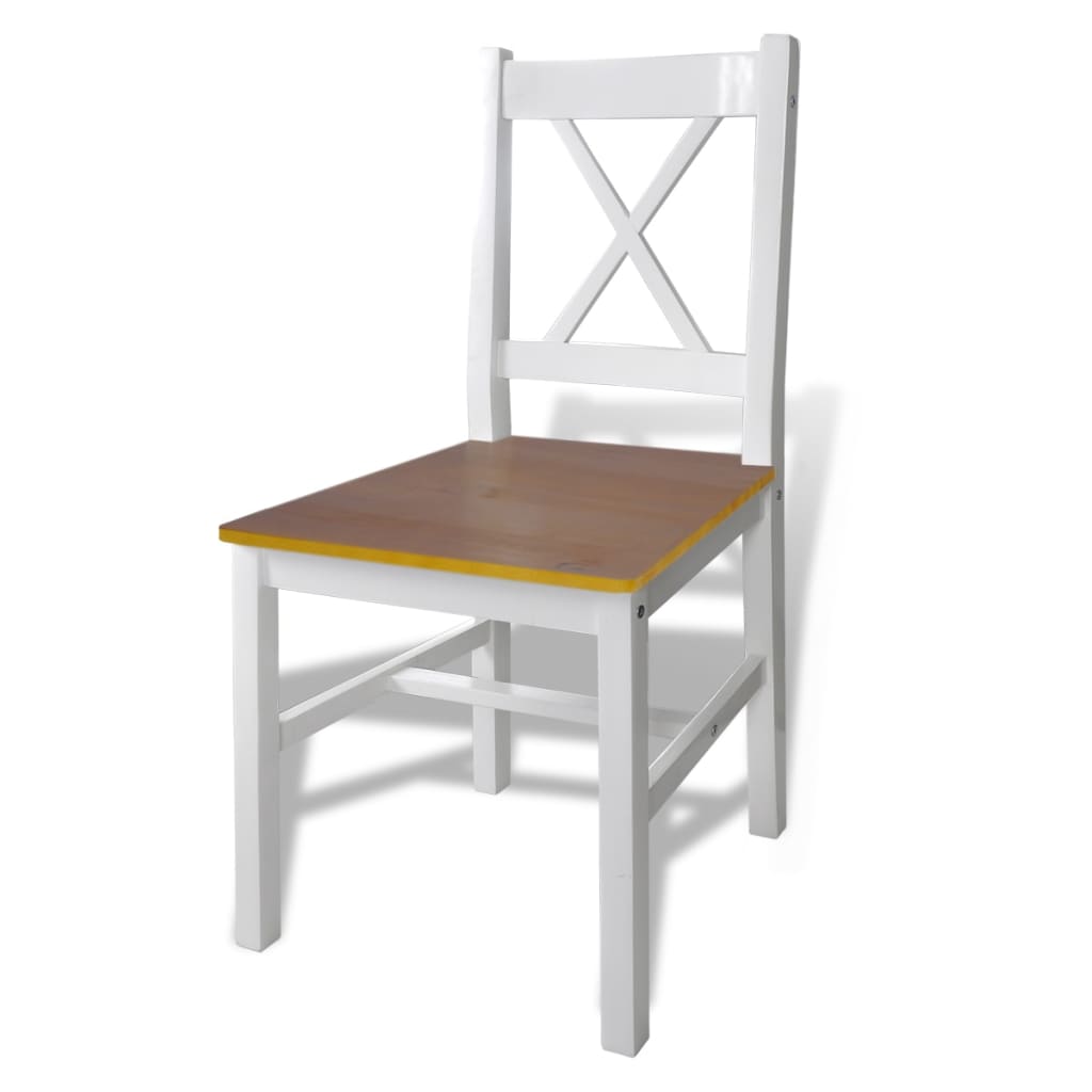 vidaXL Set mobilier de bucătărie, 5 piese, maro și alb