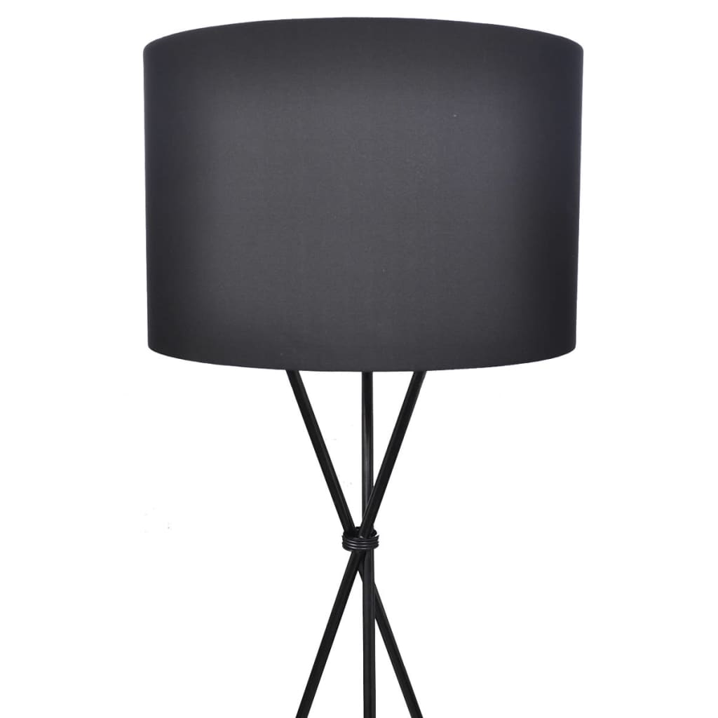 Abajur pentru lampă de podea cu suport înalt, negru Abajur pentru lampă de podea cu suport înalt, negru