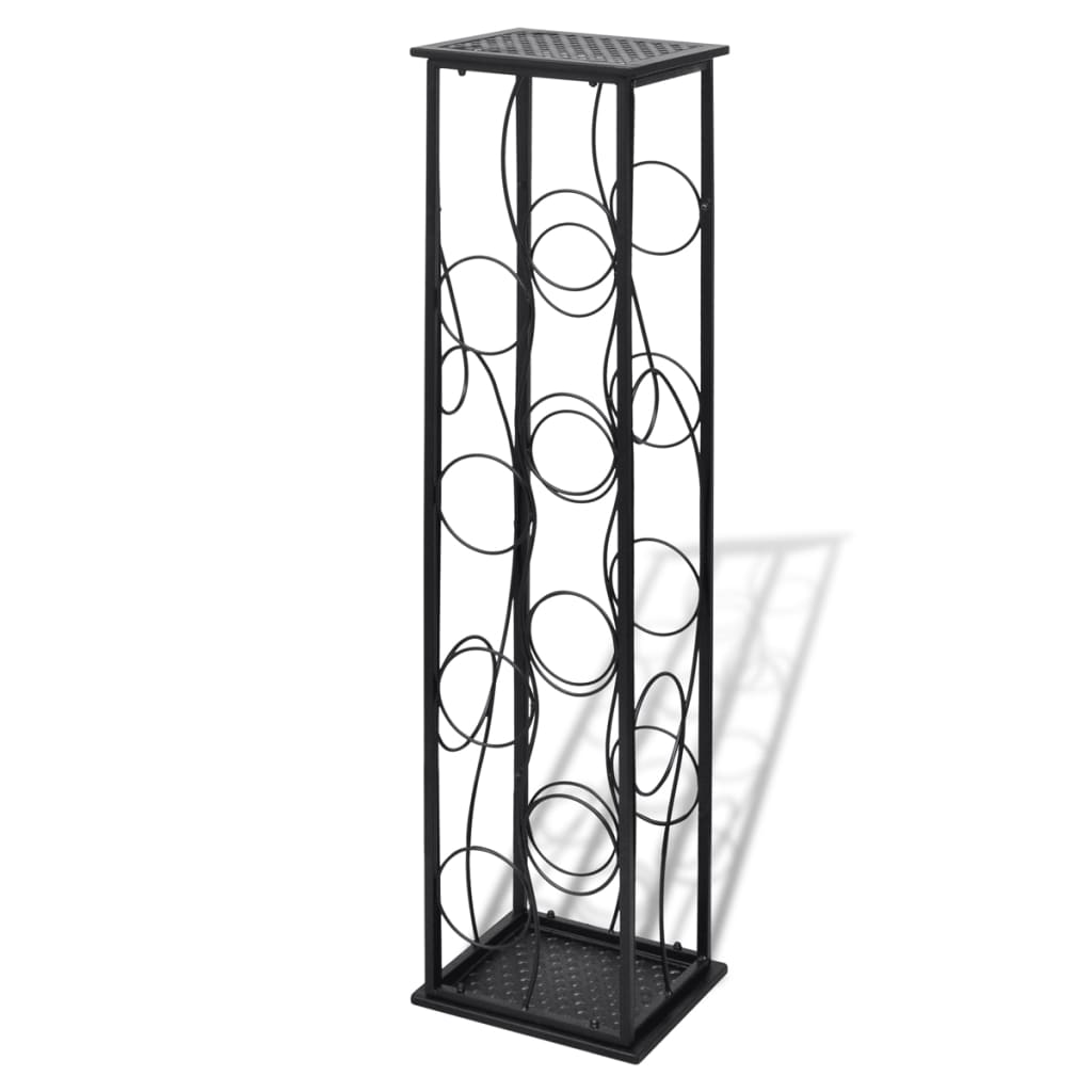 vidaXL Suport sticle de vin pentru 8 sticle, metal vidaXL Suport sticle de vin pentru 8 sticle, metal