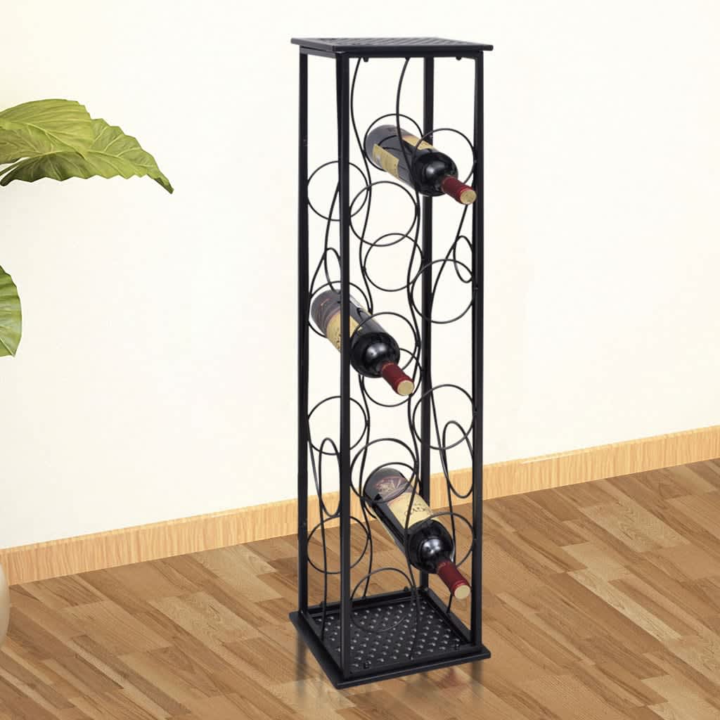 vidaXL Suport sticle de vin pentru 8 sticle, metal vidaXL Suport sticle de vin pentru 8 sticle, metal