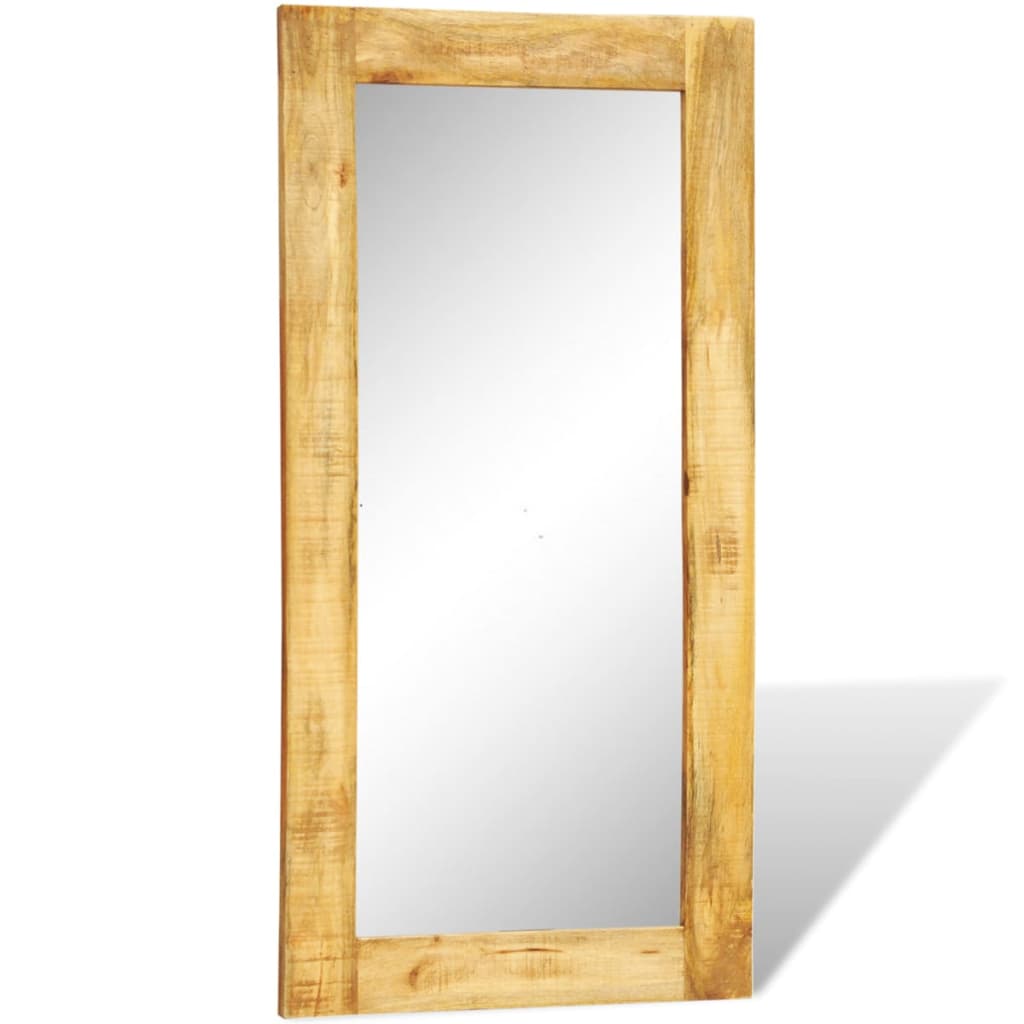 vidaXL Oglindă de perete, cadru din lemn masiv, 120 x 60 cm vidaXL Oglindă de perete, cadru din lemn masiv, 120 x 60 cm