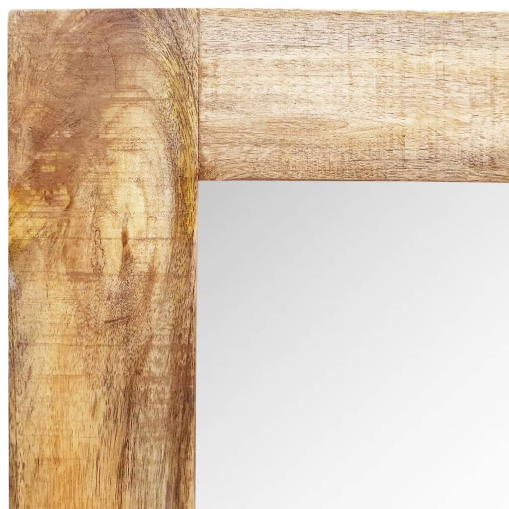vidaXL Oglindă de perete, cadru din lemn masiv, 120 x 60 cm vidaXL Oglindă de perete, cadru din lemn masiv, 120 x 60 cm