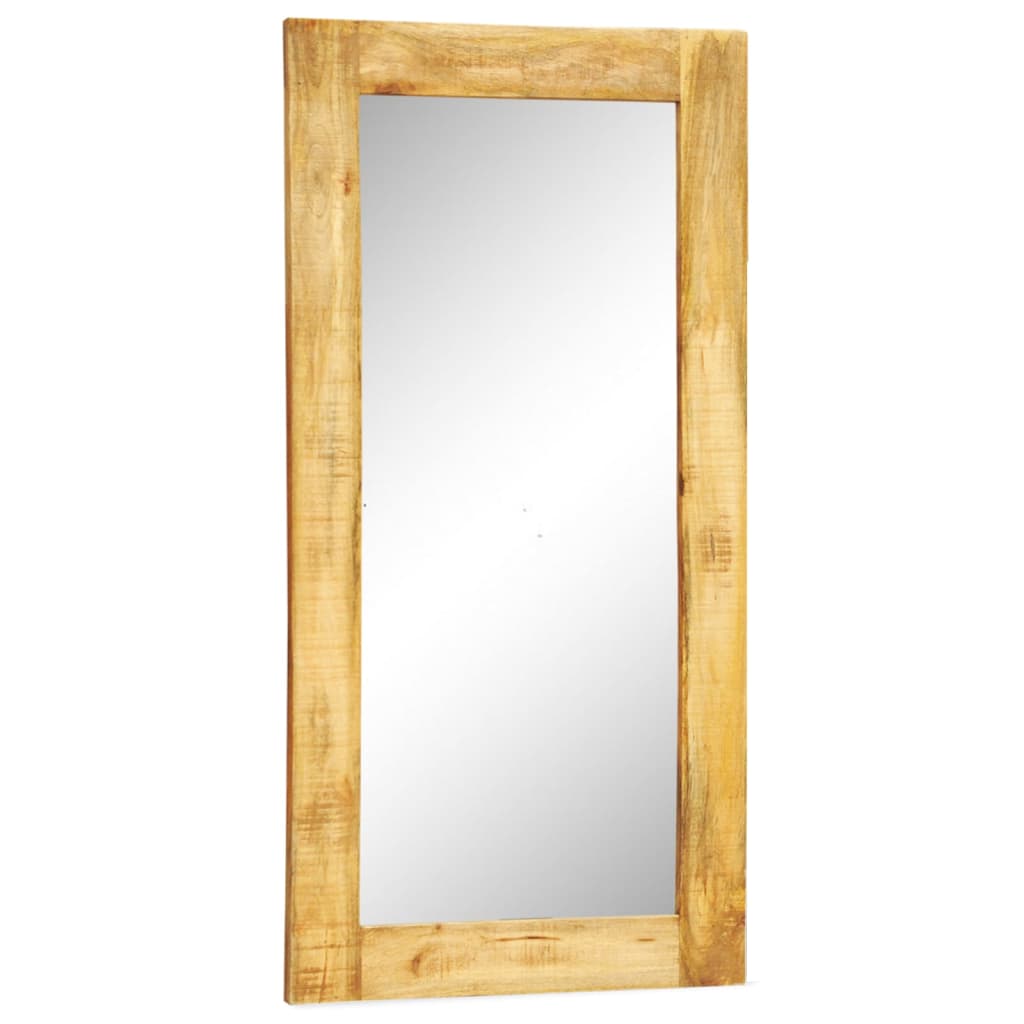 vidaXL Oglindă de perete, cadru din lemn masiv, 120 x 60 cm vidaXL Oglindă de perete, cadru din lemn masiv, 120 x 60 cm