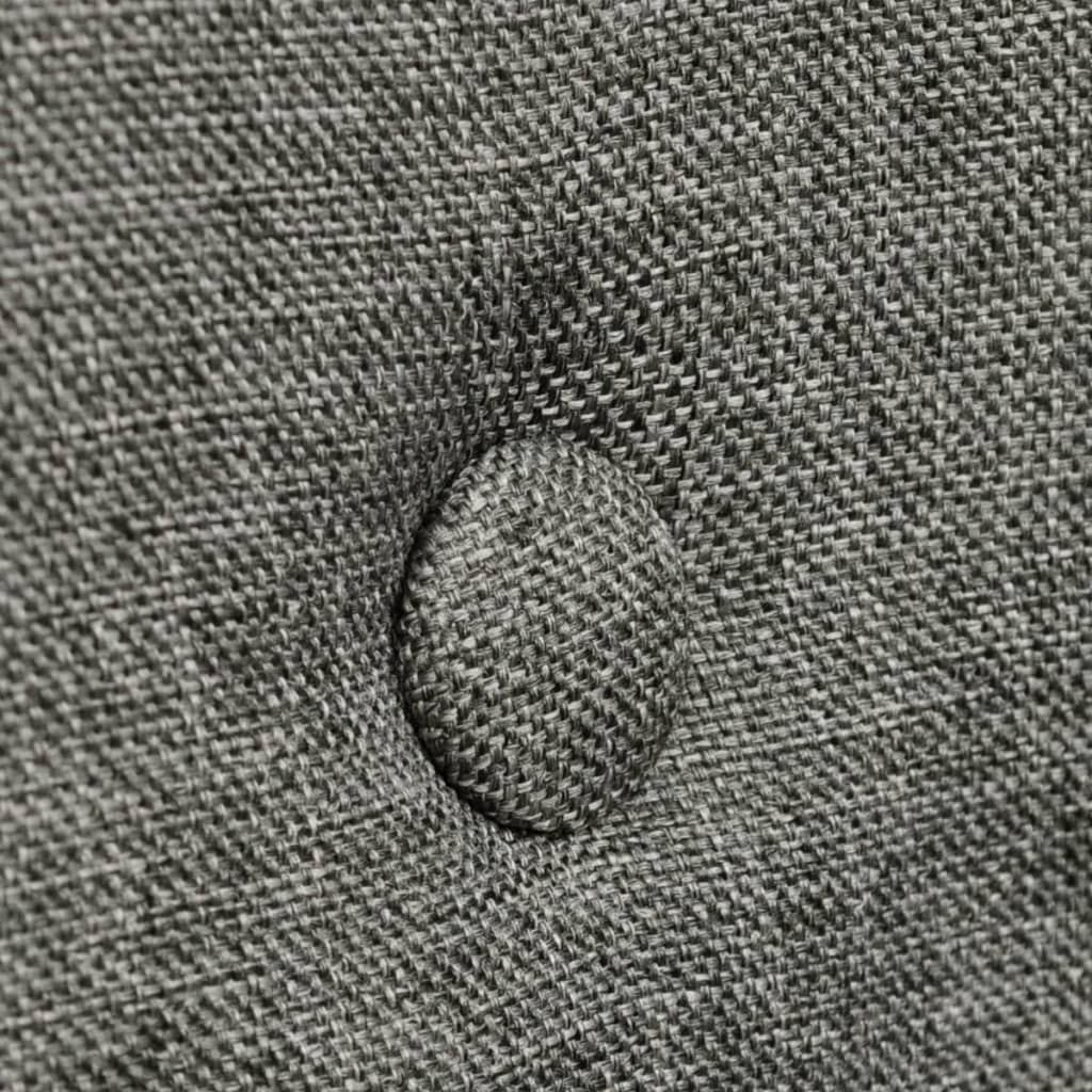 vidaXL Scaune bucătărie 2 buc, gri deschis, textil & lemn stejar masiv vidaXL Scaune bucătărie 2 buc, gri deschis, textil & lemn stejar masiv