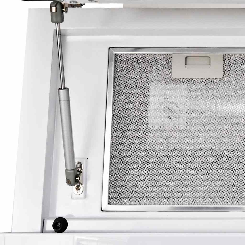 vidaXL Hotă de bucătărie din sticlă securizată, alb, 600 mm vidaXL Hotă de bucătărie din sticlă securizată, alb, 600 mm