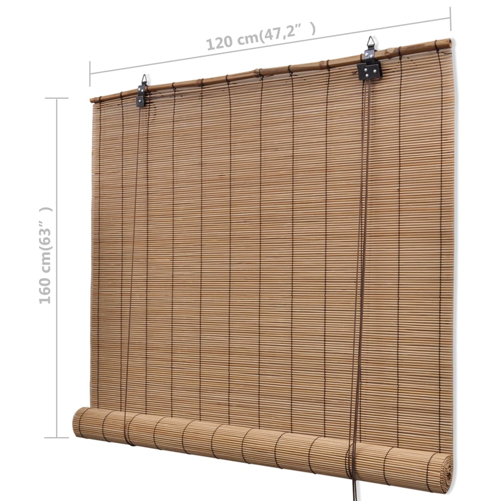 Jaluzele rulabile, 120 x 160 cm, bambus natural Jaluzele rulabile, 120 x 160 cm, bambus natural