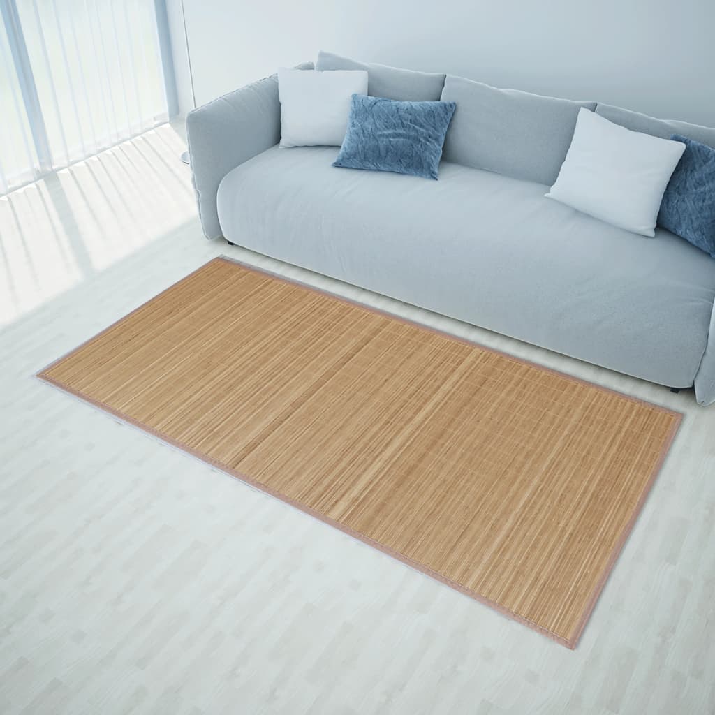 Covor dreptunghiular din bambus natural, 80 x 300 cm Covor dreptunghiular din bambus natural, 80 x 300 cm