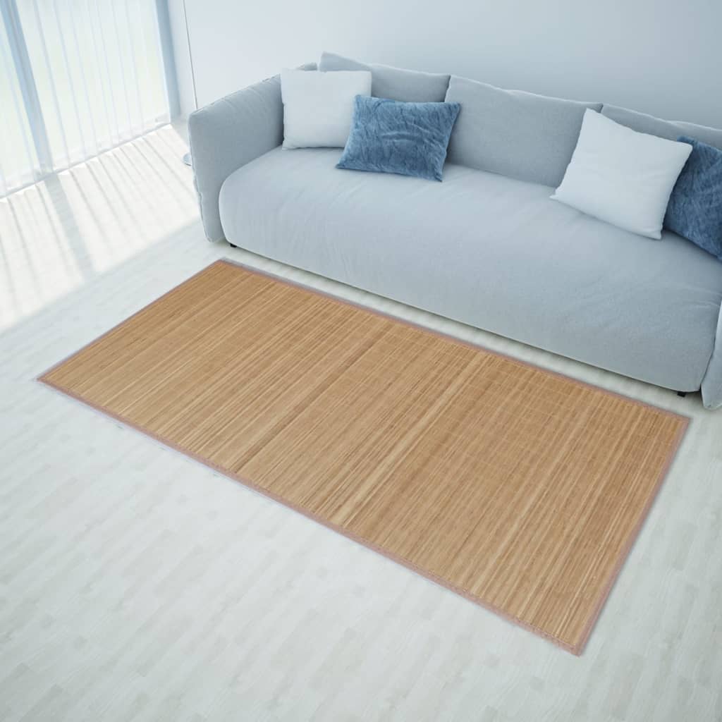 Covor dreptunghiular din bambus natural, 150 x 200 cm Covor dreptunghiular din bambus natural, 150 x 200 cm