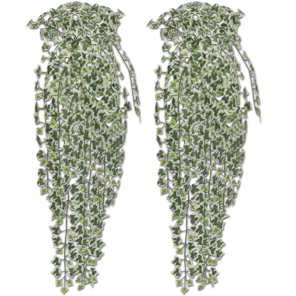 Tufiș de iederă artificială, 2 buc., pestriță, 90 cm Tufiș de iederă artificială, 2 buc., pestriță, 90 cm