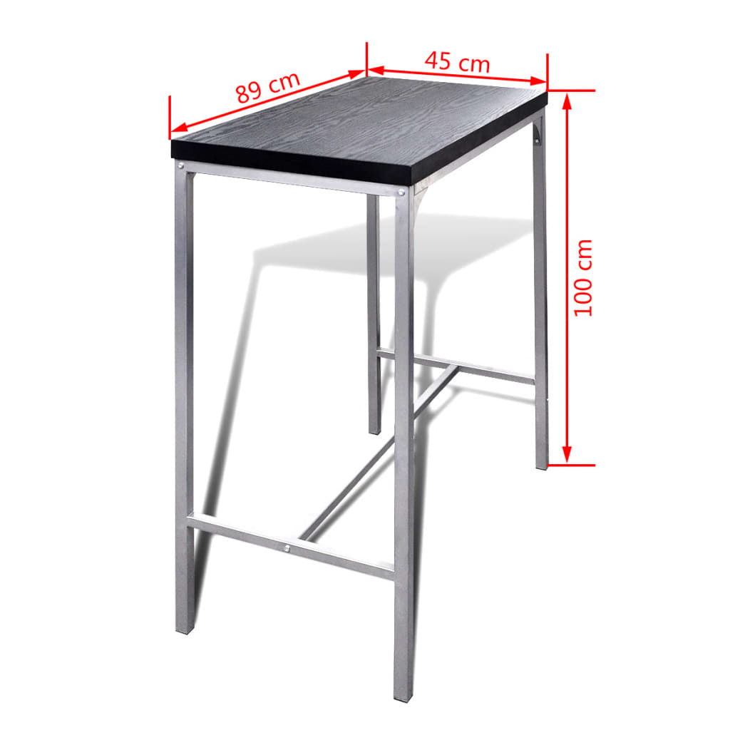 vidaXL Set mobilier bar mic dejun, înălțime tejghea