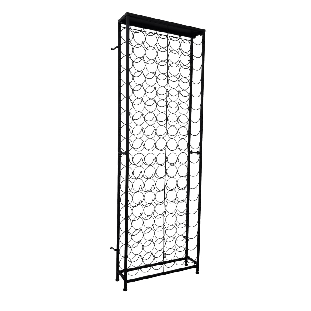 vidaXL Suport sticle de vin pentru 108 sticle, metal vidaXL Suport sticle de vin pentru 108 sticle, metal