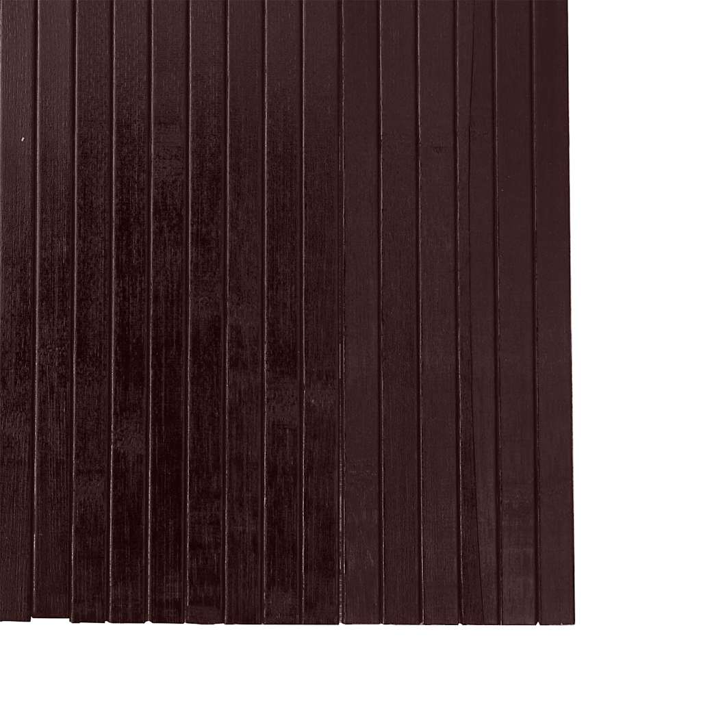 vidaXL Paravan de cameră din bambus, maro închis, 250 x 165 cm