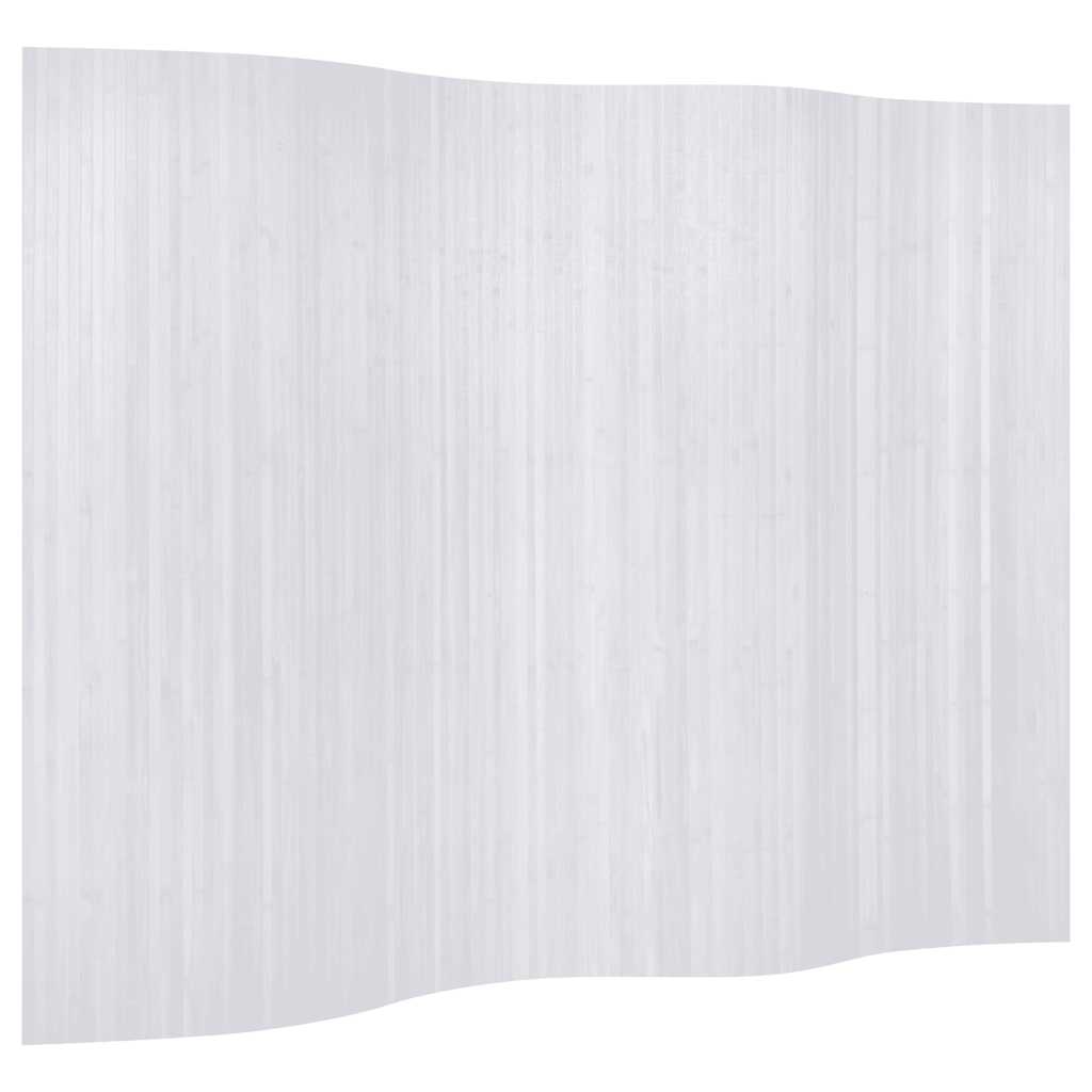 vidaXL Paravan de cameră, alb, 250 x 165 cm, bambus vidaXL Paravan de cameră, alb, 250 x 165 cm, bambus