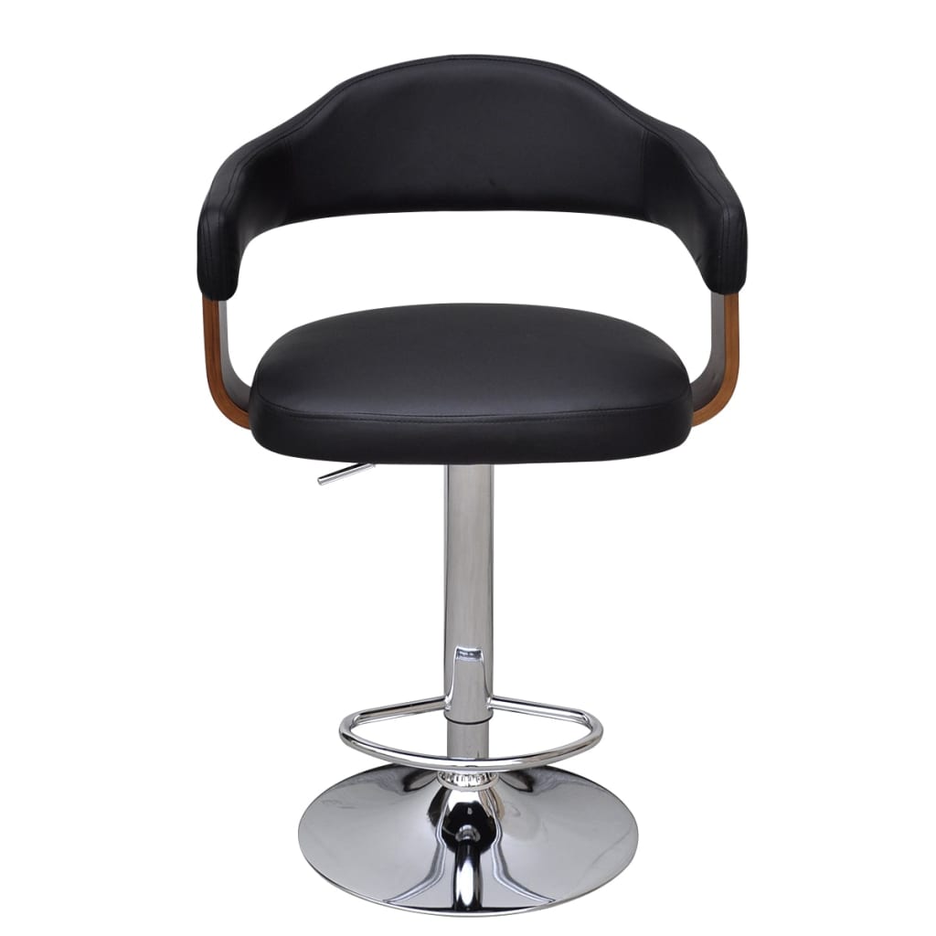 vidaXL Scaune de bar, 2 buc., lemn curbat