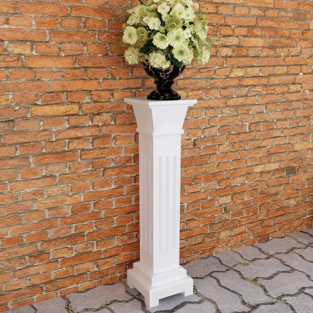 Suport pentru plante tip stâlp, pătrat, clasic, MDF Suport pentru plante tip stâlp, pătrat, clasic, MDF