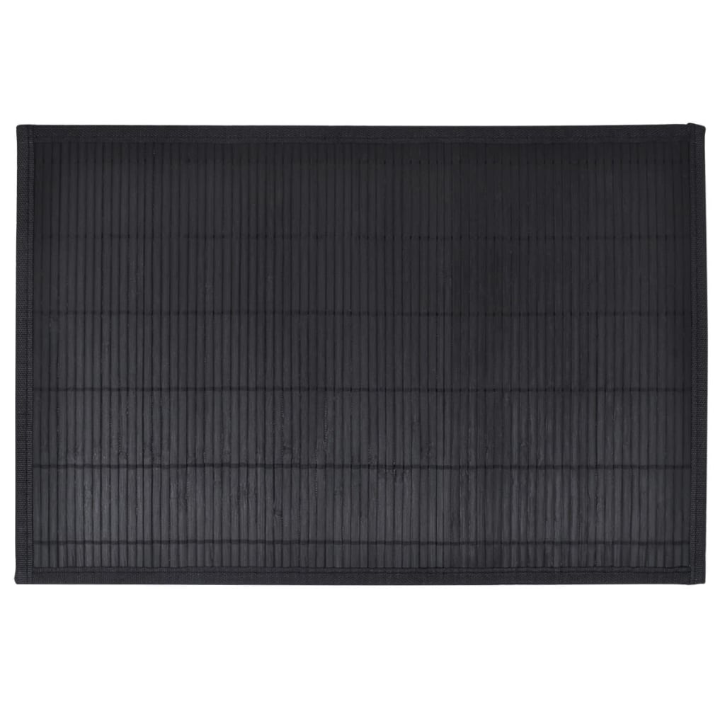 Naproane de bambus 30 x 45 cm, negru, 6 buc. Naproane de bambus 30 x 45 cm, negru, 6 buc.
