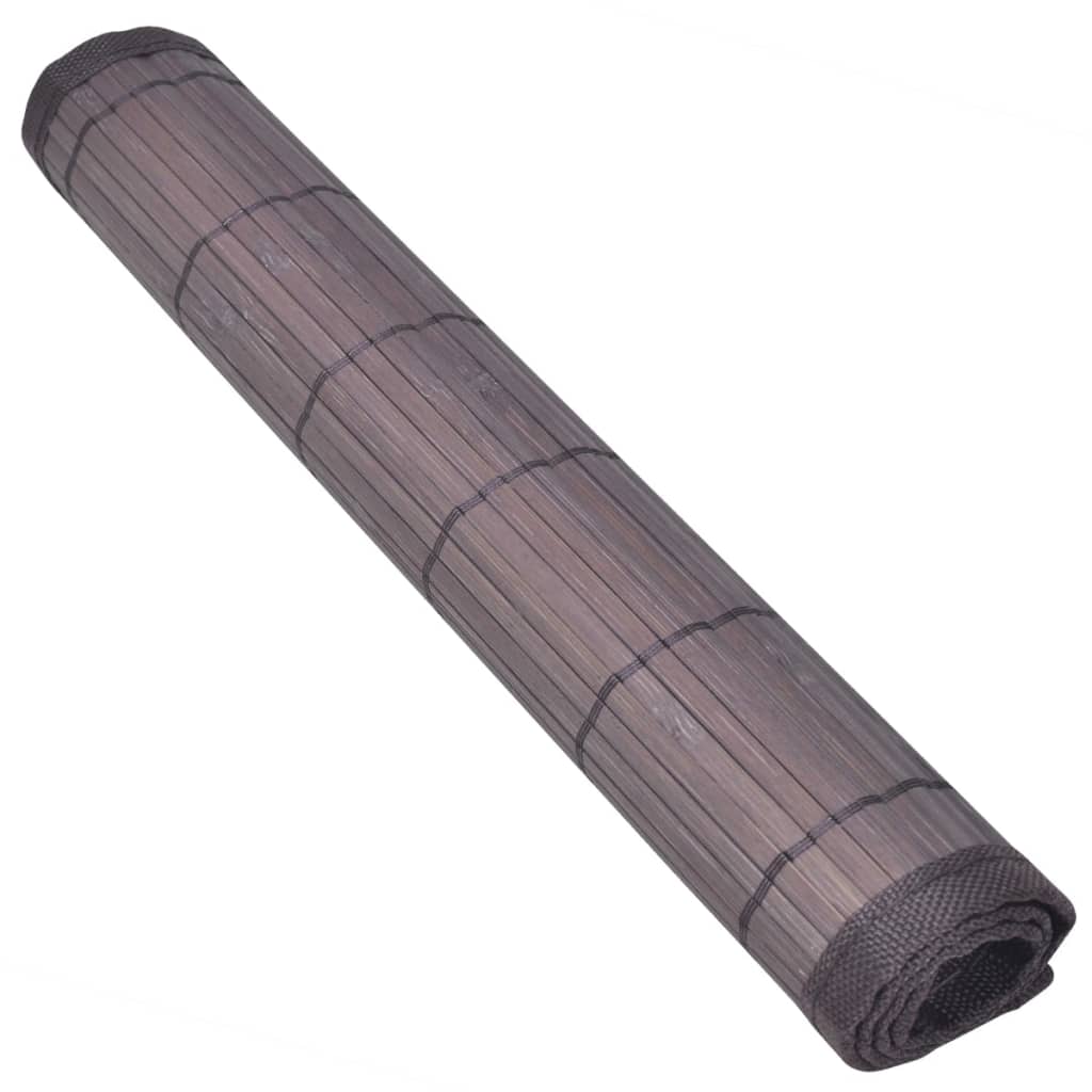 Naproane din bambus, 6 buc, maro închis, 30 x 45 cm Naproane din bambus, 6 buc, maro închis, 30 x 45 cm