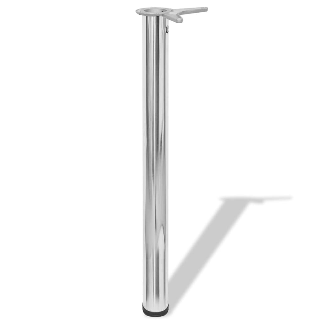 Picioare de masă reglabile în înălțime, crom, 710 mm, 4 buc. Picioare de masă reglabile în înălțime, crom, 710 mm, 4 buc.