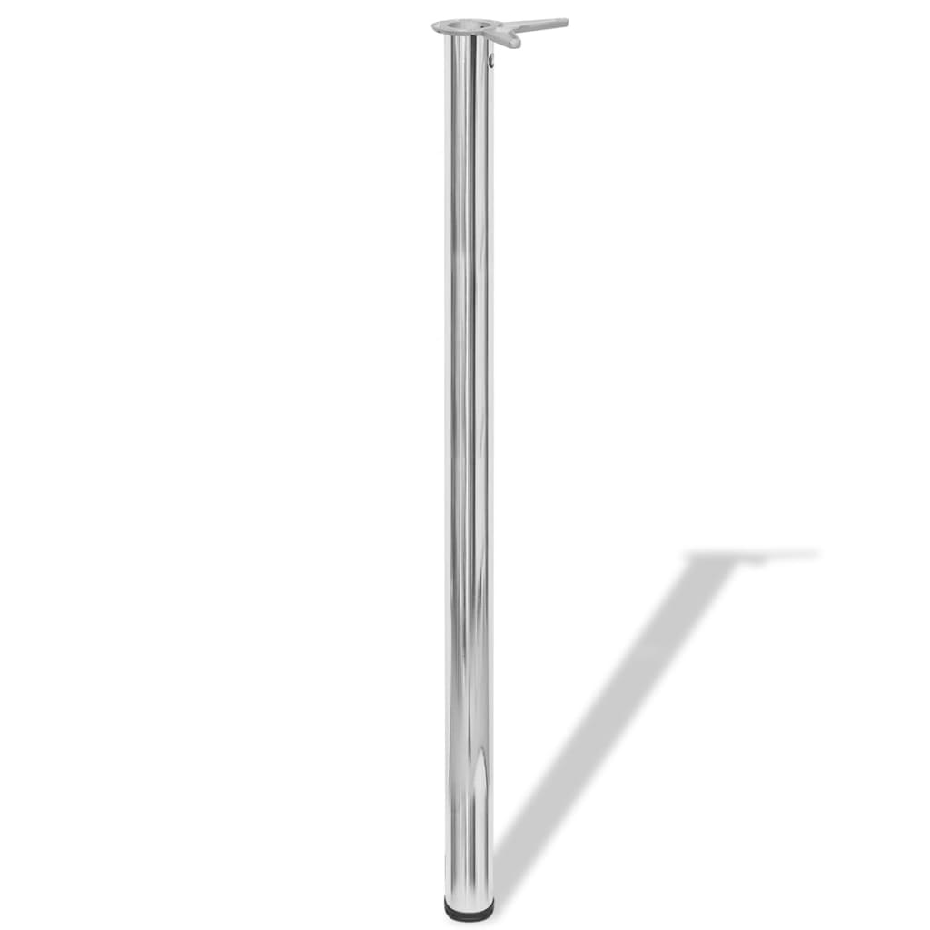 Picioare de masă reglabile în înălțime, crom, 1100 mm, 4 buc. Picioare de masă reglabile în înălțime, crom, 1100 mm, 4 buc.