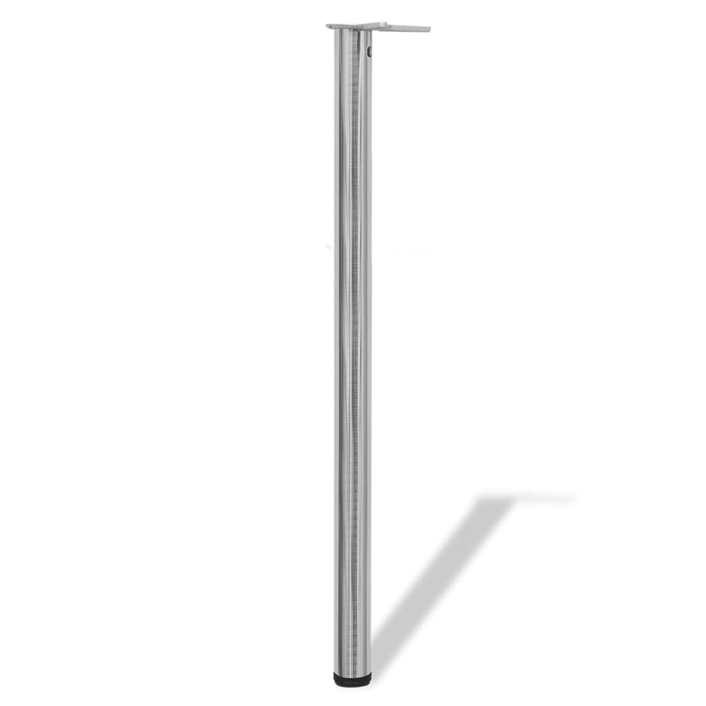 Picioare masă înălțime reglabilă, nichel șlefuit, 1100 mm, 4 buc. Picioare masă înălțime reglabilă, nichel șlefuit, 1100 mm, 4 buc.