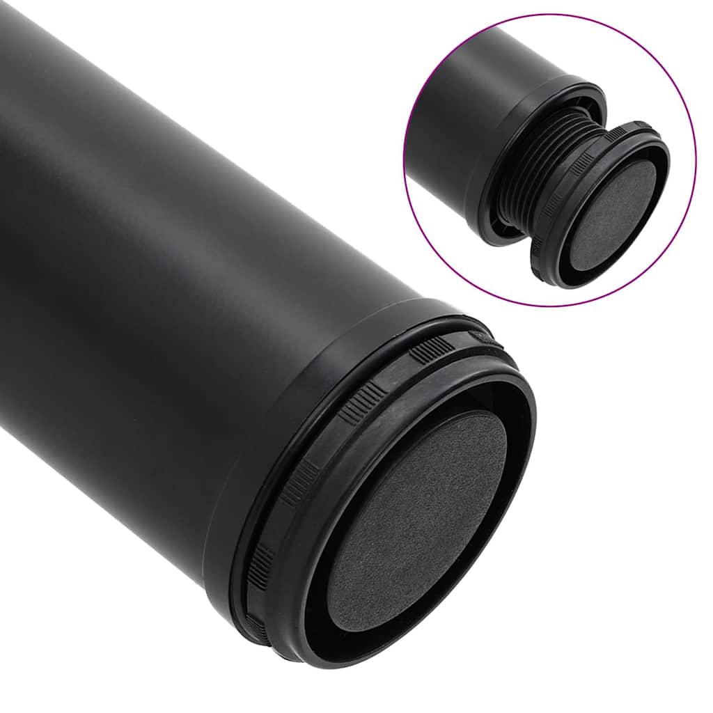 Picioare de masă înălțime reglabilă, 4 buc. 710 mm negru Picioare de masă înălțime reglabilă, 4 buc. 710 mm negru