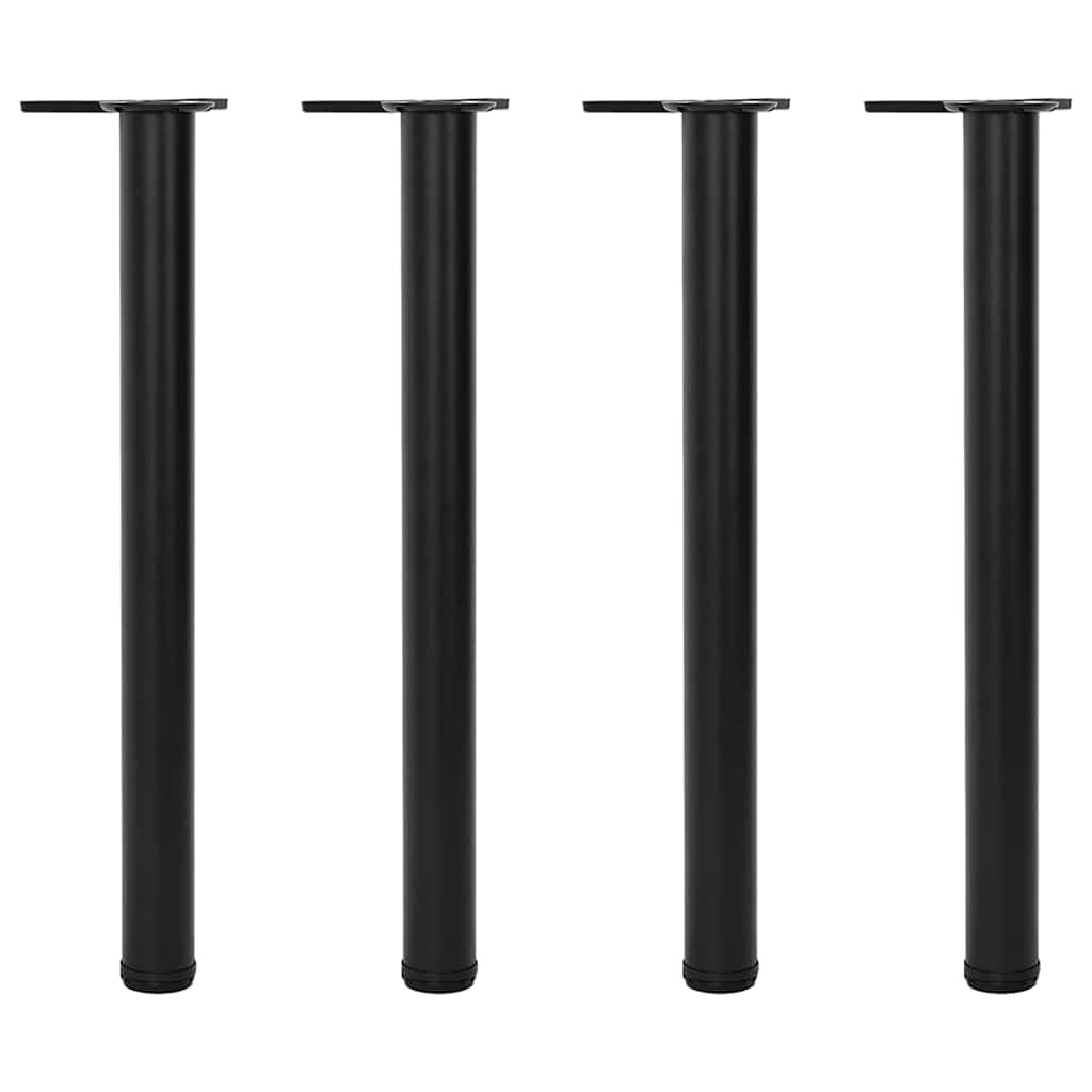 Picioare de masă înălțime reglabilă, 4 buc. 710 mm negru Picioare de masă înălțime reglabilă, 4 buc. 710 mm negru