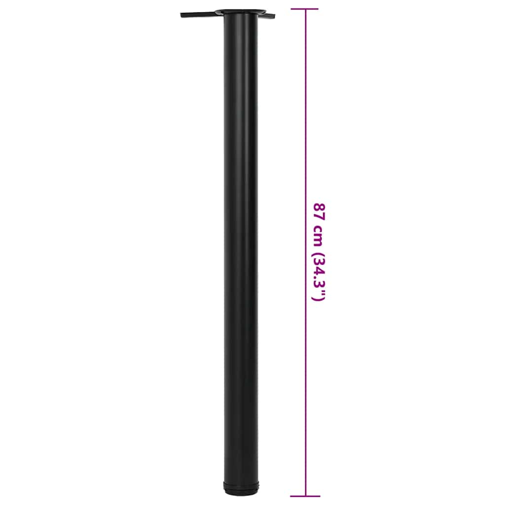 Picioare de masă reglabile pe înălțime, 870 mm, negru, 4 buc. Picioare de masă reglabile pe înălțime, 870 mm, negru, 4 buc.
