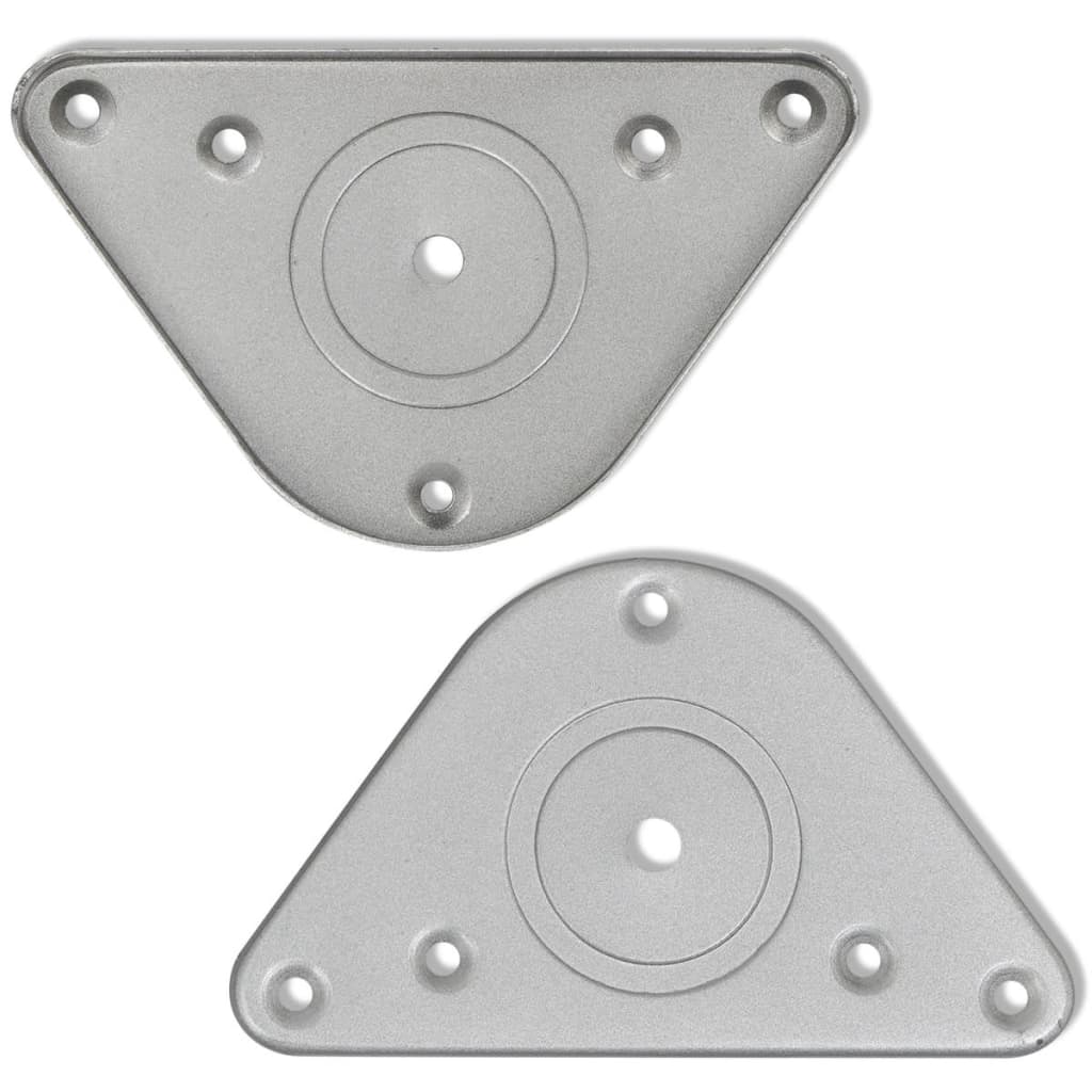 Picioare de masă reglabile pe înălțime, crom, 710 mm Picioare de masă reglabile pe înălțime, crom, 710 mm