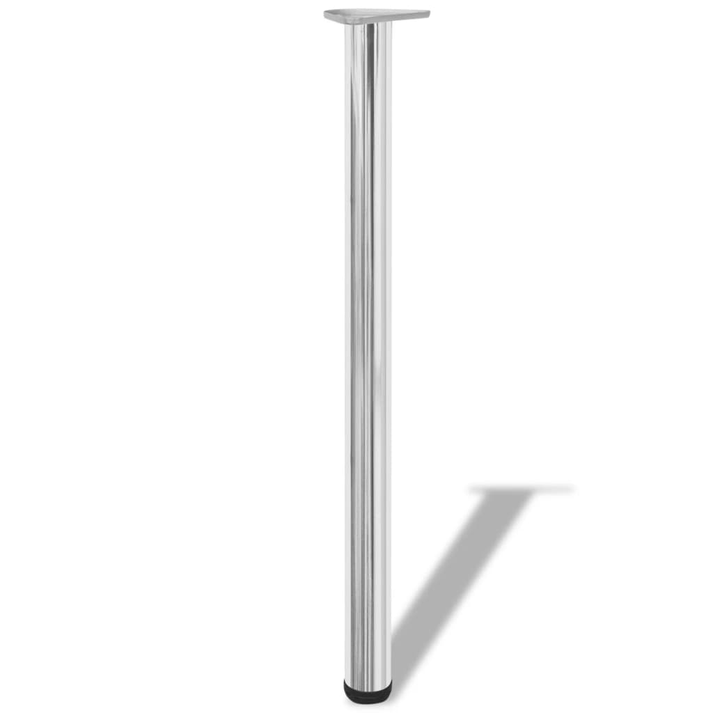 Picioare de masă reglabile pe înălțime, 870 mm, crom, 4 buc. Picioare de masă reglabile pe înălțime, 870 mm, crom, 4 buc.