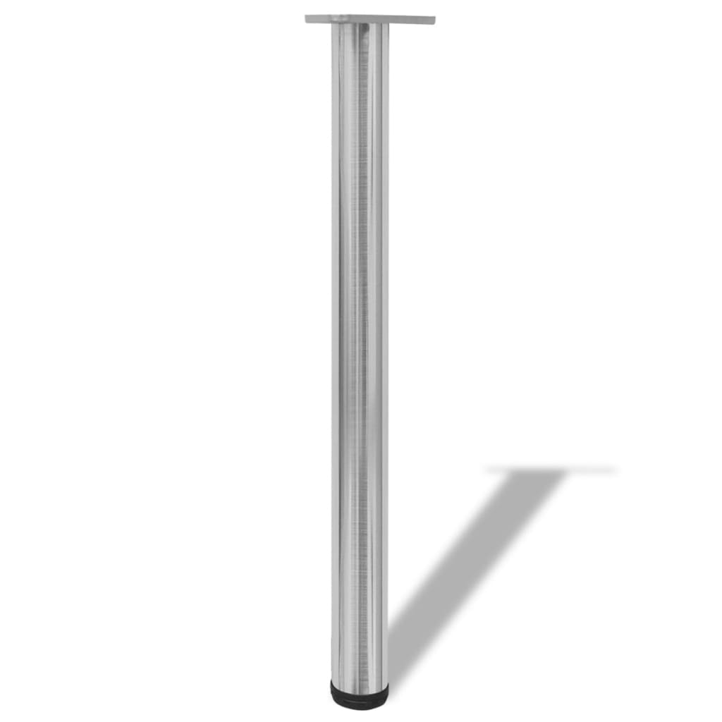 Picioare masă înălțime reglabilă, nichel șlefuit, 710 mm, 4 buc. Picioare masă înălțime reglabilă, nichel șlefuit, 710 mm, 4 buc.