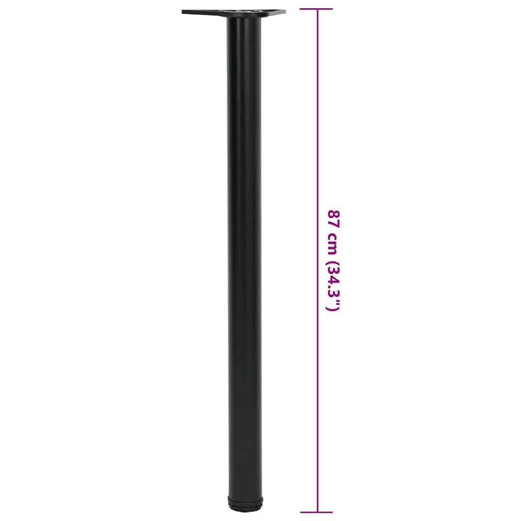 Picioare de masă reglabile în înălțime, 870 mm, negru, 4 buc. Picioare de masă reglabile în înălțime, 870 mm, negru, 4 buc.