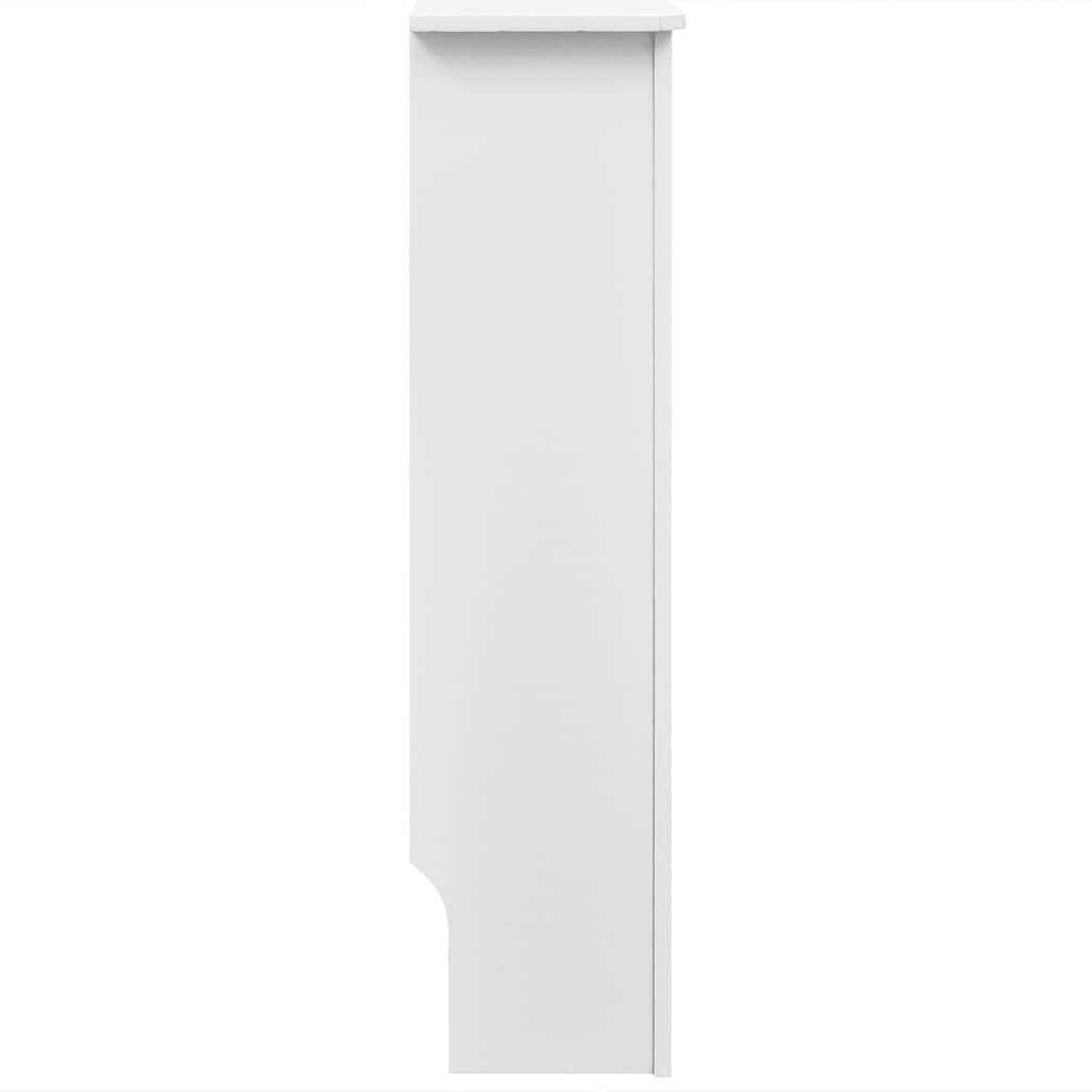 Mască de calorifer încălzire, dulap radiator, alb, 112 cm, MDF Mască de calorifer încălzire, dulap radiator, alb, 112 cm, MDF